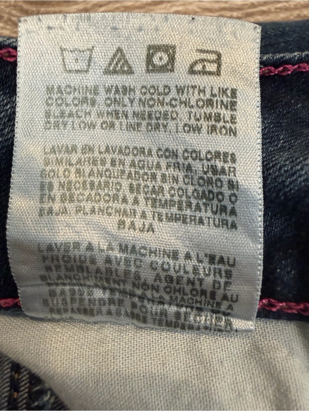 Wrangler Premium Patch Mae Bootcut Jeans Embroidered Pockets Size 7/8 x 36 - Picture 10 of 11